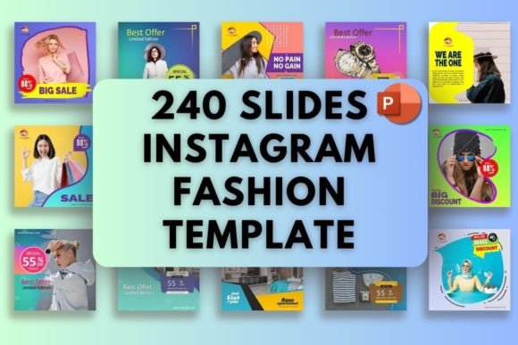 240 Editable Instagram Fashion Templates: A Complete Toolkit