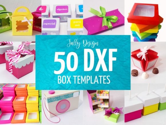 50 DXF Box Templates Vol. 1: Cut Your Own Custom Packaging