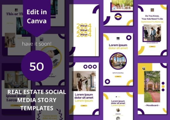 50 Real Estate Social Media Templates for Modern Marketing