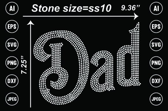 Crafting Meaningful Tributes: Dad Rhinestone Templates