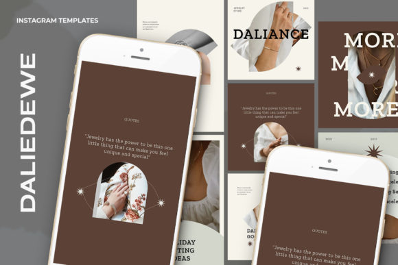 Elevate Your Feed with Daliedewe Instagram Templates