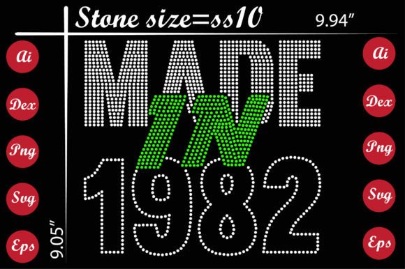 Made in 1982 Rhinestone Templates: A Guide for Modern Creators
