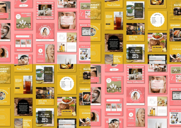 Master Your Content Calendar with the 120 Social Media Canva Templates Bundle