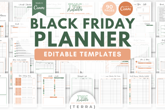 Master Your Holiday Sales with Black Friday Planner Canva Templates