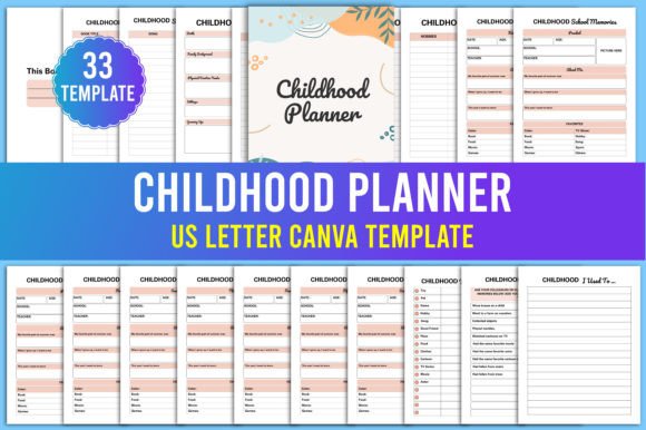 Reclaim Your Story with Childhood Planner Canva Templates