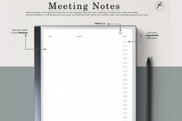 Remarkable 2 Templates Meeting Notes: Elevate Your Workflow