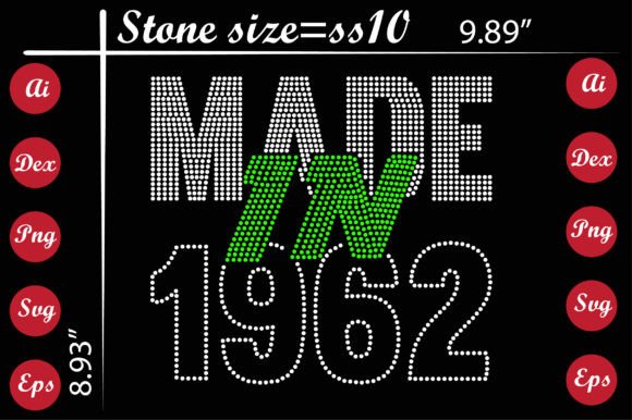 Reviving the Sparkle: Made in 1962 Rhinestone Templates