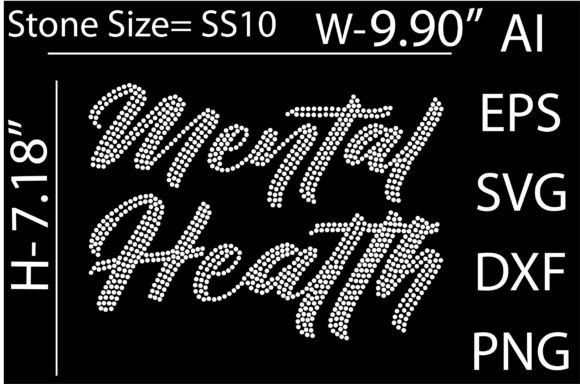 Shine a Light on Mental Health with Rhinestone Templates