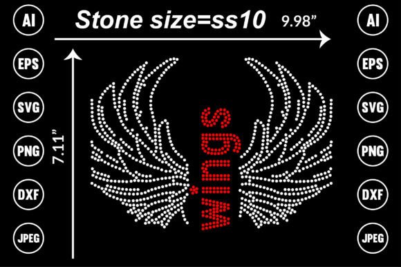 Sparkle and Structure: Using Wings Rhinestone Templates