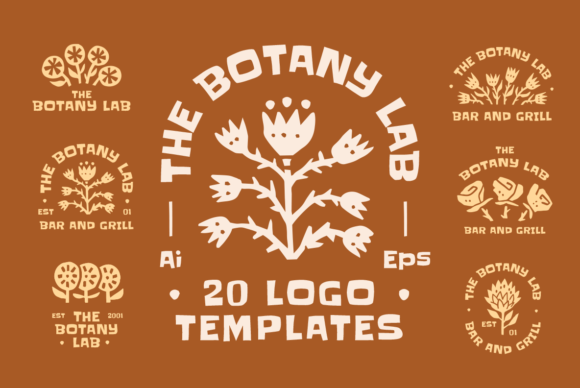 The Botany Lab Logo Templates: Streamlining Your Brand