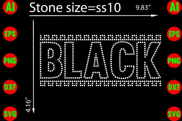 Unlock Creative Potential with Black Rhinestone Templates
