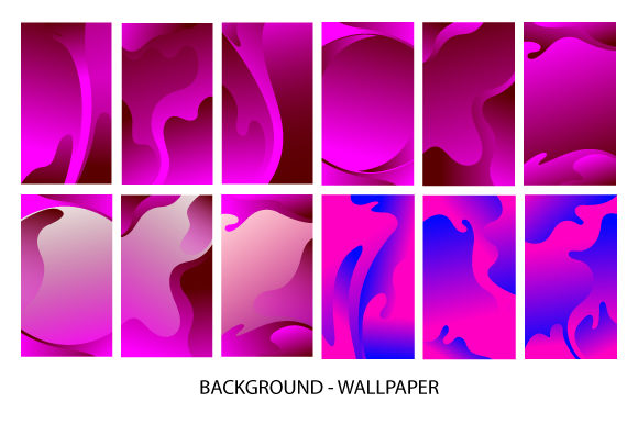 Vector Wallpaper Design Templates: Editable EPS Files